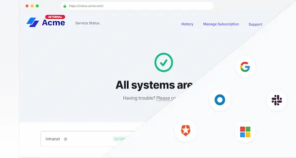 Private Status Page - Acme